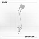 SENTO G-77 Bath Mixer Shower Pipe Package N2 S/S-304 8" Head Square