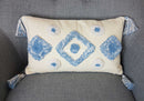 Chandra B Boho Throw Pillow Cover 50x30