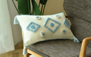 Chandra B Boho Throw Pillow Cover 50x30