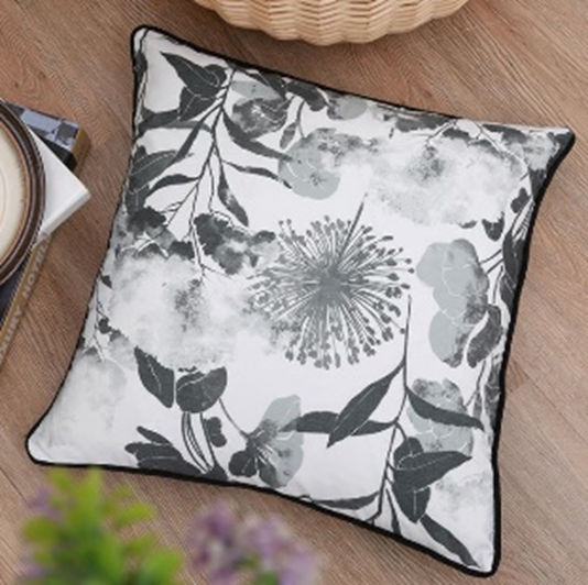 Wildflowers B Throw Pillow Cover 45x45