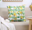 Citron Stripes Throw Pillow Cover 45x45