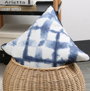 Tie Dye Denim B Throw Pillow Cover 45x45