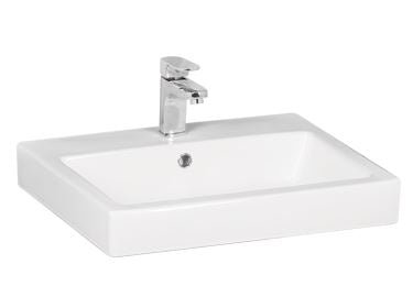 HCG L4532 Osiris 35mm Single Hole Countertop Wash Basin L600xW475xH155mm White