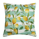 Citron Stripes Throw Pillow Cover 45x45