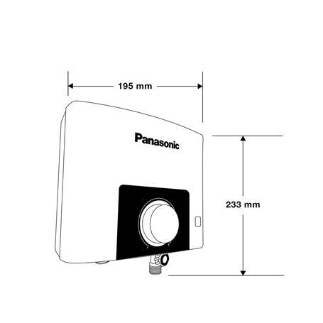 PANASONIC DH-6SM1 Electric Water Heater 6kw Multi-Point W/Flexible Hose