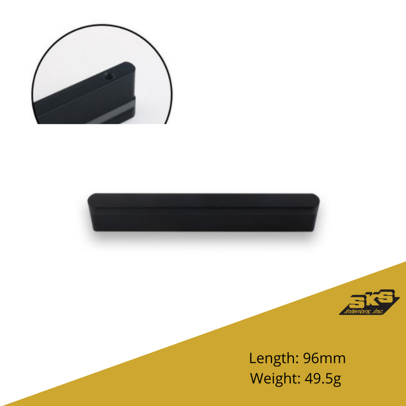 Oriya Cabinet Handle 96mm Black