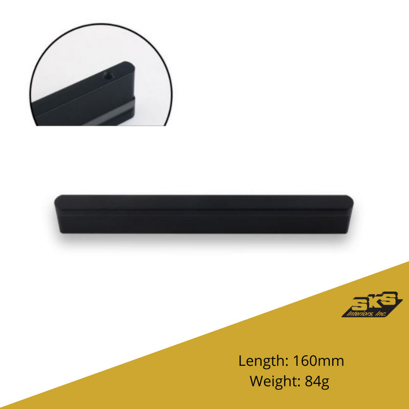 Oriya Cabinet Handle 96mm Black