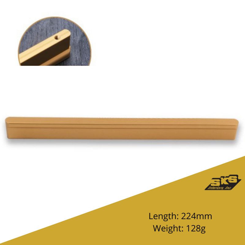 Oriya Cabinet Handle 96mm Gold