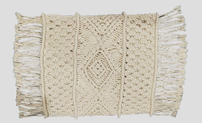 Crochet Throw Pillow Cover
