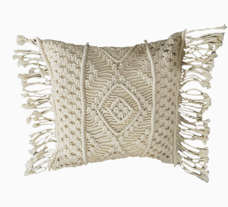 Crochet Throw Pillow Cover