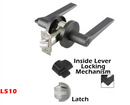 Besser L510 Tubular Lever (Entrance) Matt Black
