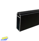 Sistema AH3011 Anti Slip Rectangular Tube 3m Black