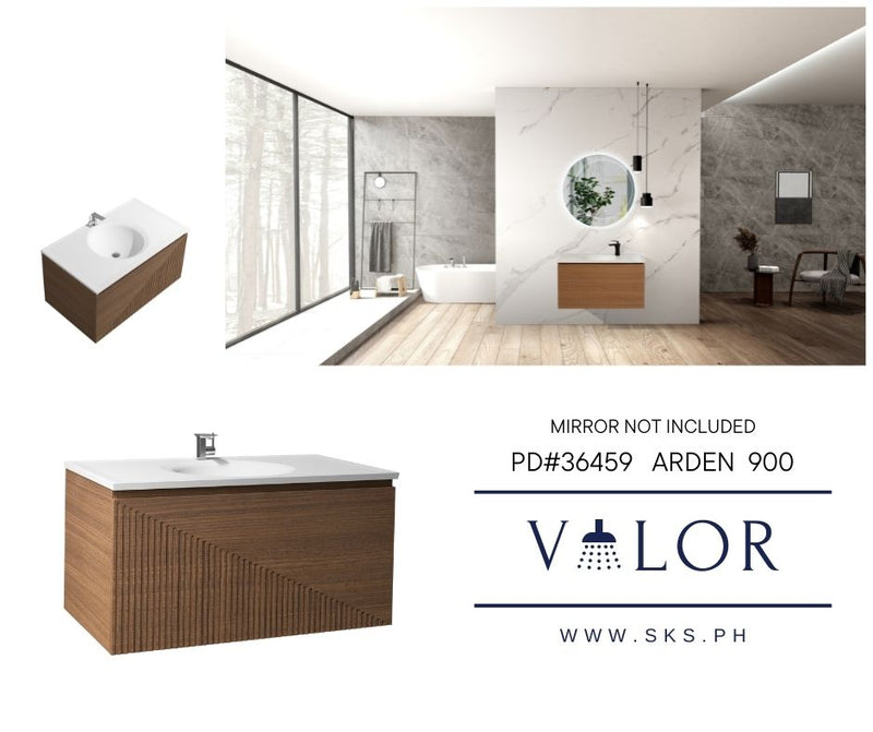 Valor Arden 900 Matt White Bath Vanity