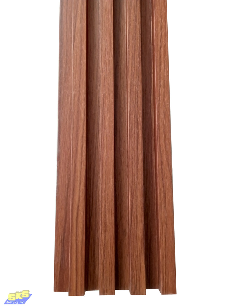 MAISON WPC Fluted Wall Panel Cladding 2900x160x23MM - Walnut