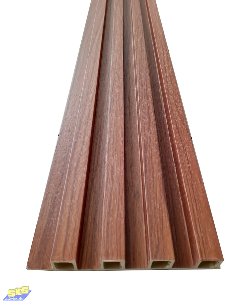 MAISON WPC Fluted Wall Panel Cladding 2900x160x23MM - Walnut