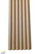 MAISON WPC Fluted Convex Wall Panel Cladding 2900x158x15MM - Light Oak