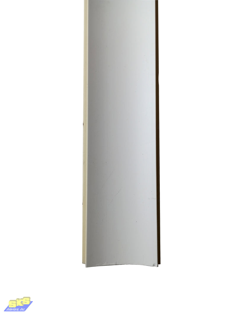 MASION WPC Fluted Concave Wall Panel Cladding 3000X76X14MM -White (Paintable)