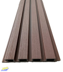 MAISON Outdoor WPC Fluted Wall Panel  Cladding 2900x218.5x25mm - Coffee