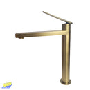 Valor Ludovic Above Counter Basin Mixer Antique Brass