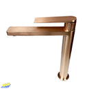 Valor Rafa Above Counter Basin Mixer - Brushed Rose Gold