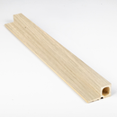 Maison WPC Fluted Wall Panel Cladding D End Strip 2900x18x20mm-Quartersawn Oak