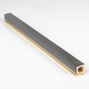 Maison WPC Fluted Wall Panel Cladding X End Strip 2900x18x20mm-Grey Ebony