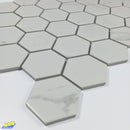 AMARRA Hexagon Marble White 32.5x28.2cm