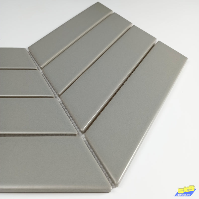 AMARRA Chevron Gray 31.9x22.4cm