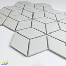AMARRA Geometric White 26.7x30.9 cm