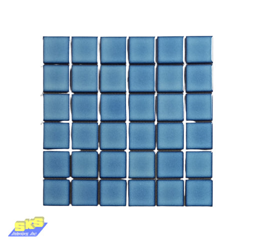 AMARRA Carribean Sky Blue Pool Mosaic 30.6x30.6cm