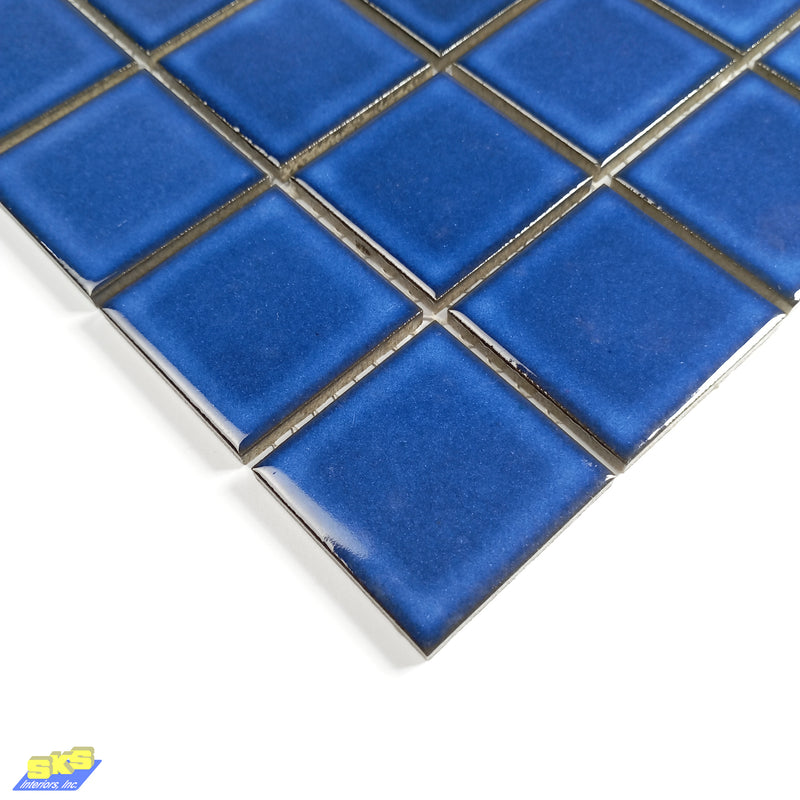 AMARRA Lagos Deep Blue Pool Mosaic 30.6x30.6cm