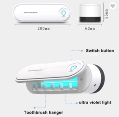 Toothbrush UV Sterilizer & Dryer