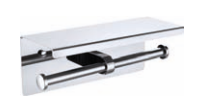 Valor Fergus Double Paper holder Chrome