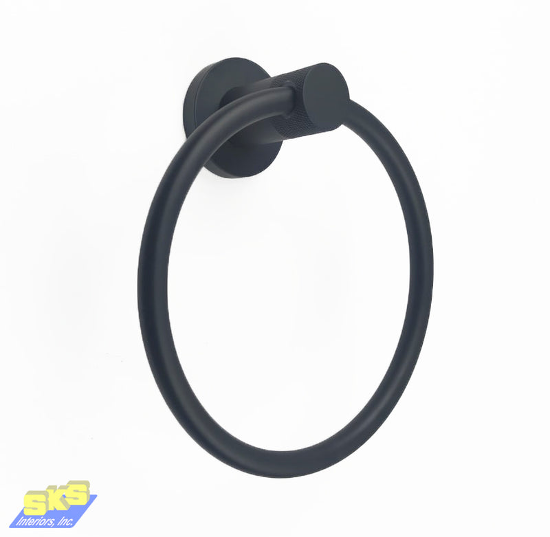 Valor Dante Towel Ring Matte Black