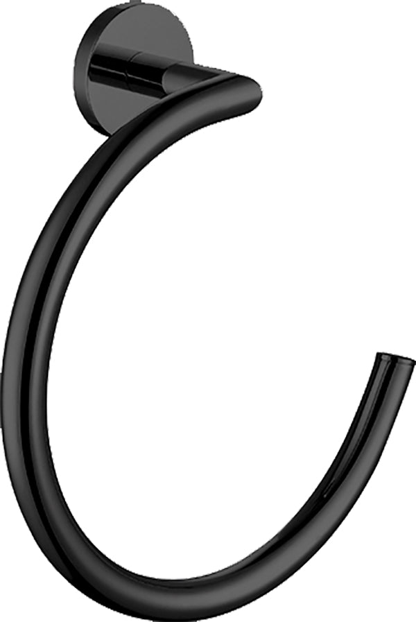 Valor Cosmo Towel Ring Matte Black