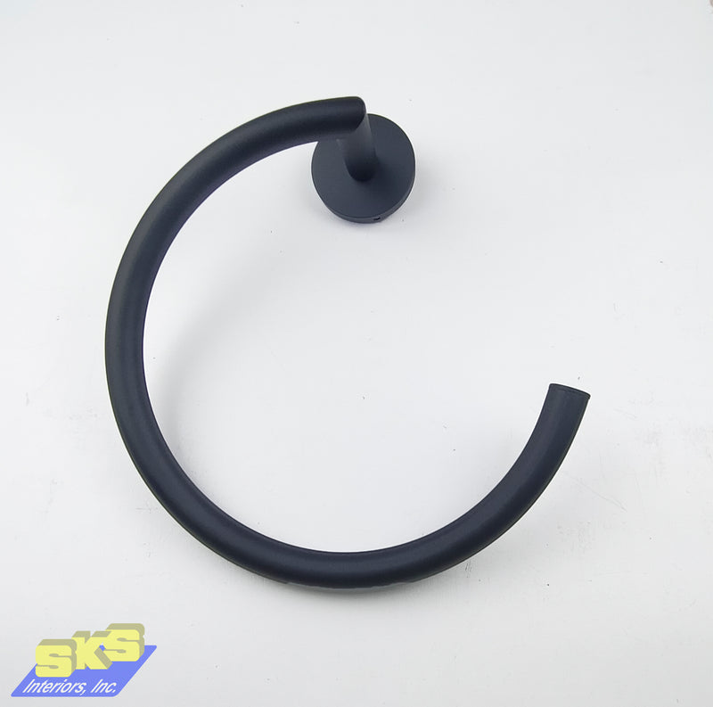 Valor Cosmo Towel Ring Matte Black