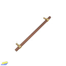 Sienna Drawer Pulls Wood Gold 60mm