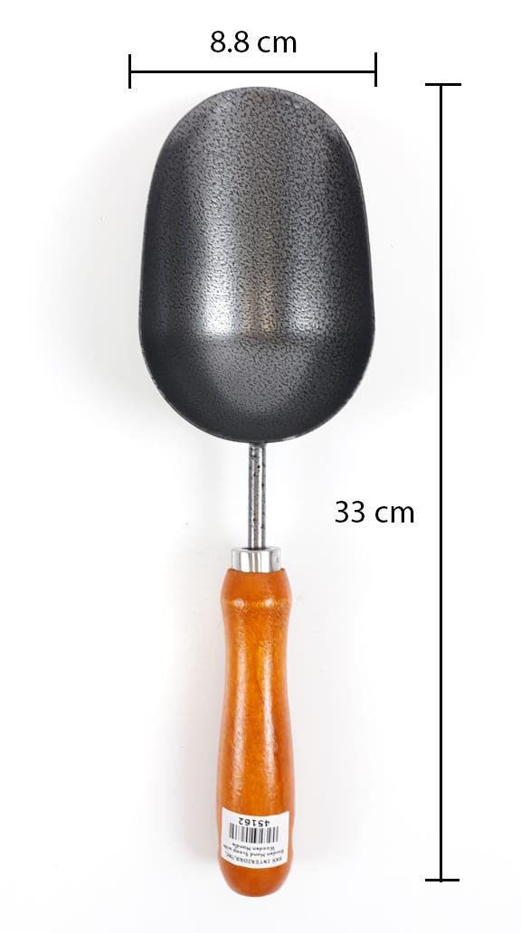 Garden Hand Scoop with Wooden Handle