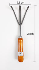 Garden Hand Rake with Wooden handle