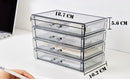 Kathika Stackable Organizer Transparent (Grayish) - SOLD PER LAYER