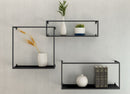 Jayla Metal Shelf - BLACK