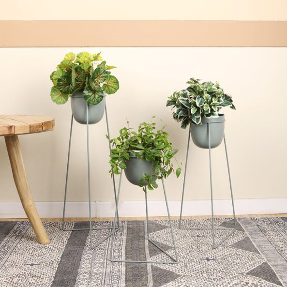 Tiffany Metal Planter (Set of 3)