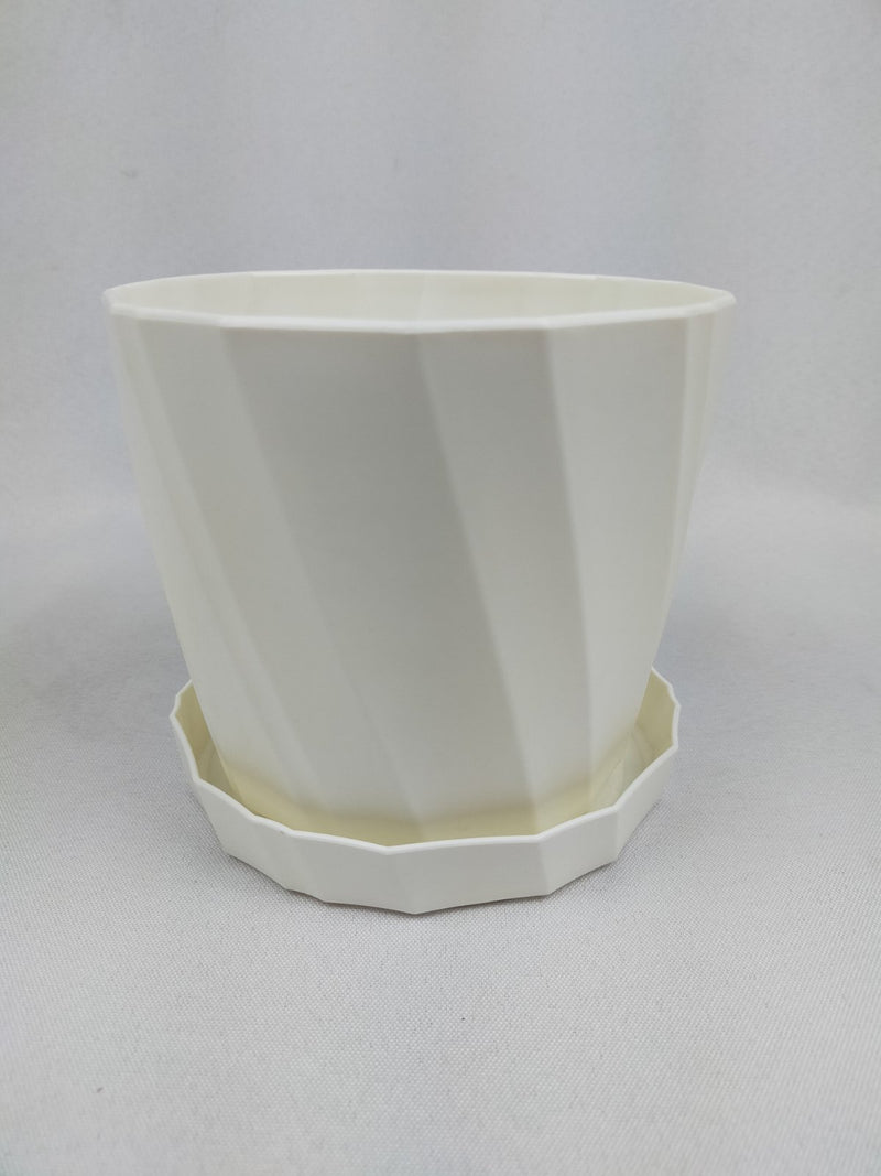 Blanca Pot medium white
