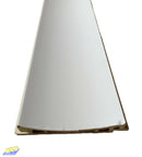 Maison WPC Fluted Concave Wall Panel Cladding 2900x76x14mm (Paintable White