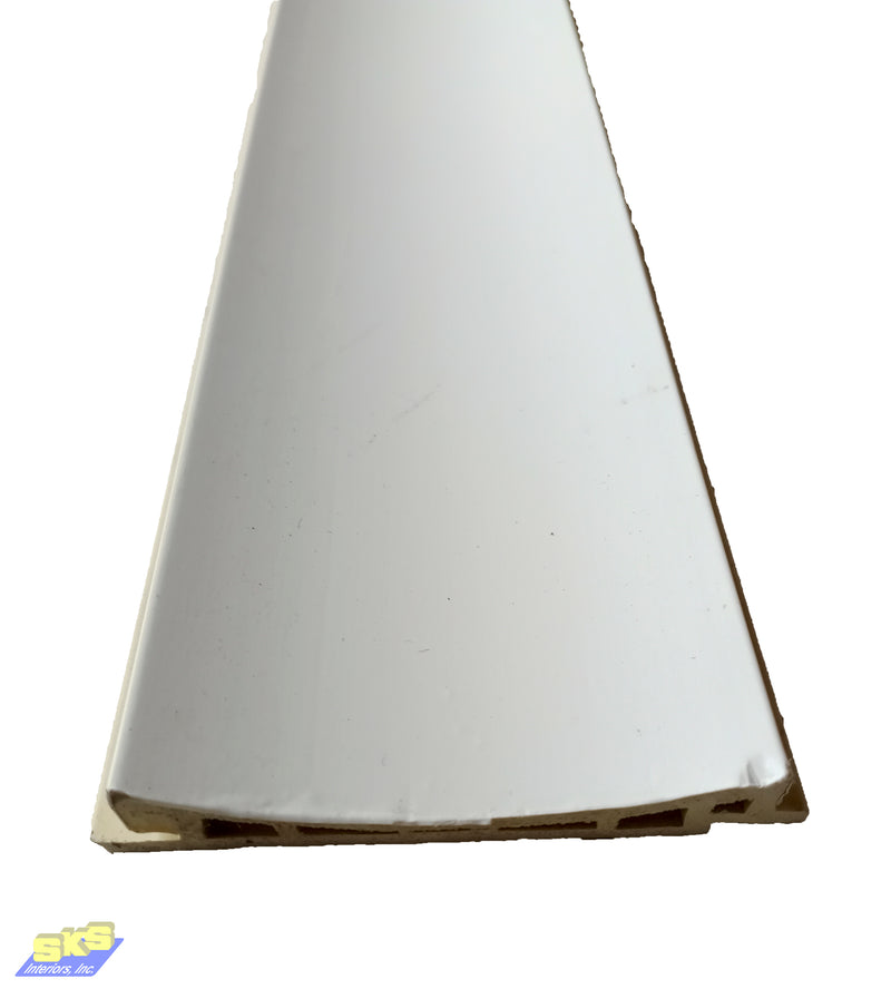 Maison WPC Fluted Concave Wall Panel Cladding 2900x76x14mm (Paintable White