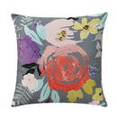 Watercolors B Throw Pillows Cover 45x45