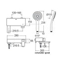 American Standard ACACIA E BATHMIXER 1311 Exposed