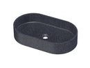 Calyx Cast Basin  Ellipse  Black Terrazo