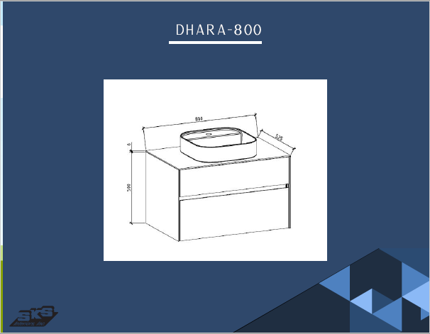 Valor Dhara 800 S01-800 Vanity 2/1