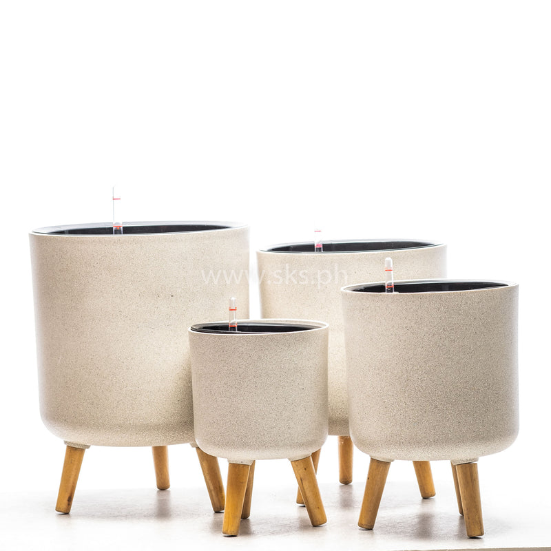 Scandinavian Planters Small White